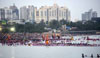 Ganesh Visarjan (Immersion) at Mumbai Girgaon Chowpatty. Ganesh Visarjan (Immersion) at Mumbai Girgaon Chowpatty.