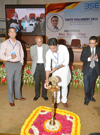 Hon'ble MINISTERS SACHIN PILOT & MILIND DEORA DURING YOUTH PARLIAMENT 2013 AT BSE.