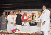 AICC GEN.SECRATARY & MP.MOHAN PRAKASH & CHIEF MINISTER PRITHVIRAJ CHAVAN WITH CONGRESS TEAM AT Y.B.CHAVAN CENTRE.