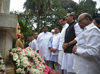 LEADER'S PAYING TRIBUTE TO "KRANTI STAMBHA" ON THE OCCASION "KRANTI DIN" AT GOWALIA TANK AUGUST KRANTI MAIDAN IN MUMBAI. LEADER'S PAYING TRIBUTE TO "KRANTI STAMBHA" ON THE OCCASION "KRANTI DIN" AT GOWALIA TANK AUGUST KRANTI MAIDAN IN MUMBAI.