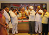 Mumbai Congress Pay Tribute to Father of the Nation Mahatma Gandhi on His Death Anniversary at MRCC Rajiv Gandhi Bhavan.