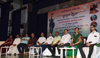 Swabhimaan Sanghatna President Yuva Leader MLA Nitesh Narayanrao Rane Felicitated Family of Martyrs in Sanyukta Maharashtra Movement at Bandra Rang Sharda.