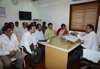 MINISTER MOHD. ARIF NASIM KHAN WITH MINORITY GOVERMENT EMPLOYEES.