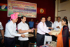 MLA Nitesh Rane Felicitating Students at Vikhroli.