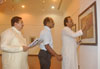 DY.CHEIF MINISTER AJITDADA PAWAR & PRADESH PRESIDENT MADHUKAR RAO PICHED AT NEHRU CENTRE PAINTING EXHIBHITION. DY.CHEIF MINISTER AJITDADA PAWAR & PRADESH PRESIDENT MADHUKAR RAO PICHED AT NEHRU CENTRE PAINTING EXHIBHITION.