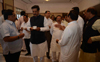 CHIEF MINISTER PRITHVIRAJ CHAVAN ORGANIZED TEA PARTY BEFORE BUDGET SESSION AT SAHIYADRI GUEST HOUSE MALBAR HILL.