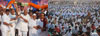 NCP PRESIDENT & UNION MINISTER SHARADCHANDRA PAWAR IN NCP MELAVA AT AEROLI THANE.