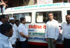 MP.& Union Minister Milind Deora at Worli. MP.& Union Minister Milind Deora at Worli.
