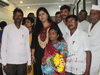 Rural Development Minister Pankaja Munde-Palve Felicitates Sangita Ohale. Rural Development Minister Pankaja Munde-Palve Felicitates Sangita Ohale.