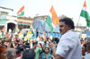 Congress Party Leader MRCC Presient Sanjay Nirupam during Election Campaign in Mumbai.