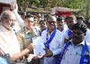 RPI Athawale Protest Against Murder of Ambedkarite Scholar & Activist Krishna Kiravale at Azad Maidan Mumbai CST.