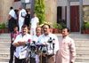 MLA PANKAJ BHUJBAL ADDRESSING PRESS AT NAGPUR VIDHAN BHAVAN.
