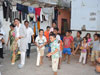 Mumbai North Central LS Congress-NCP Candidate Priya Dutt  Playing Cricket with Childrens during her Election Campaign at Bandra.