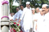 All Party Leader's Homage to Krantiveer's on Occasion of Kranti Din at August Kranti Maidan Gawalia Tank. All Party Leader's Homage to Krantiveer's on Occasion of Kranti Din at August Kranti Maidan Gawalia Tank.
