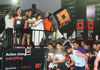 MP Poonam Mahajan Flaging Off Square Mile Relay at BKC Bamdra.