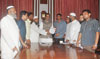 DELEGATION OF RAZA ACADEMY EXT.MALEGAON,JALGAON & NANDURBAR MEETS TO CHIEF MINISTER PRITHVIRAJ CHAVAN AT SAHYADRI GUEST HOUSE.