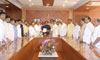 #Budget Session: Opposition Party Leaders at Vidhan Bhavan Mumbai.