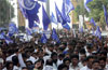 RPI PROTEST RALLY ON INDU MILL AT DADAR DEMANDING LAND OF INDU MILL FOR BHARAT RATNA  DR BABASAHEB AMBEDKAR MEMORIAL.