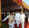 GOVERNOR K.SANKAR NARAYANAN & CHIEF MINISTER PRITHVIRAJ CHAVAN ON 63RD REPUBLIC DAY AT SHIVAJI PARK.