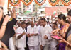 NCP Chief Sharad Pawar Inauguration Congress Candidate Milind Deora Election Office at Opp.Alankar Cinema Khetwadi.
