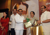 MINISTER RAJESH TOPE FELICITATED SENIOR CINE STAR SULABHA DESHPANDE AT Y.B.CHAVAN AUDITORIUM. MINISTER RAJESH TOPE FELICITATED SENIOR CINE STAR SULABHA DESHPANDE AT Y.B.CHAVAN AUDITORIUM.