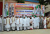CHIEF MINISTER PRITHVIRAJ CHAVAN ,MPCC PRESIDENT MANIKRAO THAKRE & SEVADAL STATE CHAIRMAN CHANDRKANT DAYMAA HOSTING FLAG ON INDEPENDENCE DAY AT TILAK BHAVAN DADAR.