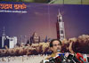 Shiv Sena President Uddhav Thackeray Press Conference at Worli Hotel Blue Sea. Shiv Sena President Uddhav Thackeray Press Conference at Worli Hotel Blue Sea.