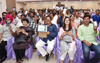 Mumbai Congress Organised #"Tweet Morcha" at Mumbai Marathi Patrkar Sangh Azad Maidan.