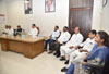 MPCC President Nanabhau Patole Meeting with MPCC Leaders Team at Gandhi Bhavan Tanna House.