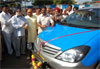 MINISTER.MOHD.ARIF NASIM KHAN INAUGURATED DIRECT TAXI SERVICE FROM DOMESTIC AIRPORT (SANTACRUZ) MUMBAI TO PUNE.