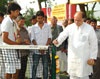 ON OCCASION OF CHILDRENS DAY BIRTH ANNIVERSARY OF EX. PRIME MINISTER PANDIT JAWAHARLAL NEHRU UNION MINISTER GURUDAS KAMATJI INAUGRATED 6 SYNTHETIC TENNIS COURT AT ANDHERI. ON OCCASION OF CHILDRENS DAY BIRTH ANNIVERSARY OF EX. PRIME MINISTER PANDIT JAWAHARLAL NEHRU UNION MINISTER GURUDAS KAMATJI INAUGRATED 6 SYNTHETIC TENNIS COURT AT ANDHERI.