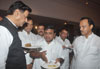 TEA PARTY BY CHIEF MINISTER PRITHVIRAJ CHAVAN AT SAYHADRI GUEST HOUSE.