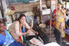 Mumbai North LS Congress-NCP Candidate Urmila Matondkar in Fish Market during her Election Campaign at Borivali.