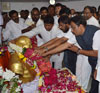 Tribute to Bharat Ratna Dr.Babasaheb Ambedkar on his Mahaparinirvan Din in Mumbai. Tribute to Bharat Ratna Dr.Babasaheb Ambedkar on his Mahaparinirvan Din in Mumbai.