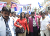 RPI Leader Ramdas Athawale Protest with Party Workers at Borivali against Radhe Maa Issue.