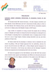 AICC Gen.Secretary & MP.Gurudas Kamat Press Release.