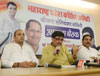 MPCC President Ashokrao Chavan During Press Conference at Gandhi Bhavan. MPCC President Ashokrao Chavan During Press Conference at Gandhi Bhavan.