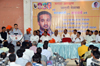 MLA Nitesh Narayanrao Rane During Maratha Aarakshan Rally at Shahu Smarak Bhavan Kolhapur.