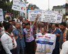 Congress Party Protest Against BJP Govt.Price Hike Policy Near Kurla Station.