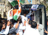 Mumbai Youth Congress Protest against BJP Minister Vinod Tawade at Azad Maidan.