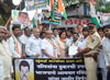 Mumbai Congress SC cell Dept Protest Rally against BJP MLA Ravindra Chavan at Dharavi.