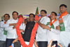 Newly Appointed BJP State President Raosaheb Danve-Patil Taking Charge at BJP State Office Nariman Point.