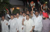 CHIEF MINISTER PRITHVIRAJ CHAVAN MEETS MINISTER NASIM KHAN &MUMBAI NSUI TEAM AT MANTRALAYA .