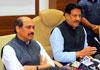 Chief Minister Prithviraj Chavan & MPCC Manikrao Thakare Press Conference at Varsha Bunglow.