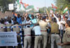 Youth Congress Protest at Nagpur Vidhan Bhavan During Ongoing Assembly Winter Session.