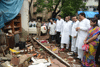 Opposition Leader MLA Radhakrishna Vikhe Patil visit the site of Collapsed Building at Thane & Thakurli. Opposition Leader MLA Radhakrishna Vikhe Patil visit the site of Collapsed Building at Thane & Thakurli.