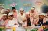 Congress Leaders during  Ramzan Roza Iftaar Party at Haj House.