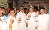 Congress Leader Bhai Jagtap Filed Nomination for Vidhan Parishad at Old Custom House. Congress Leader Bhai Jagtap Filed Nomination for Vidhan Parishad at Old Custom House.