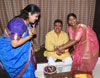 Mumbai Congress President Sanjay Nirupam Celebrating Traditional Rakhi Purnima Festival at his Residence Andheri.