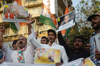 Mumbai Youth Congress Protest at Ghatkopar against PNB Scam Nirav Modi.
